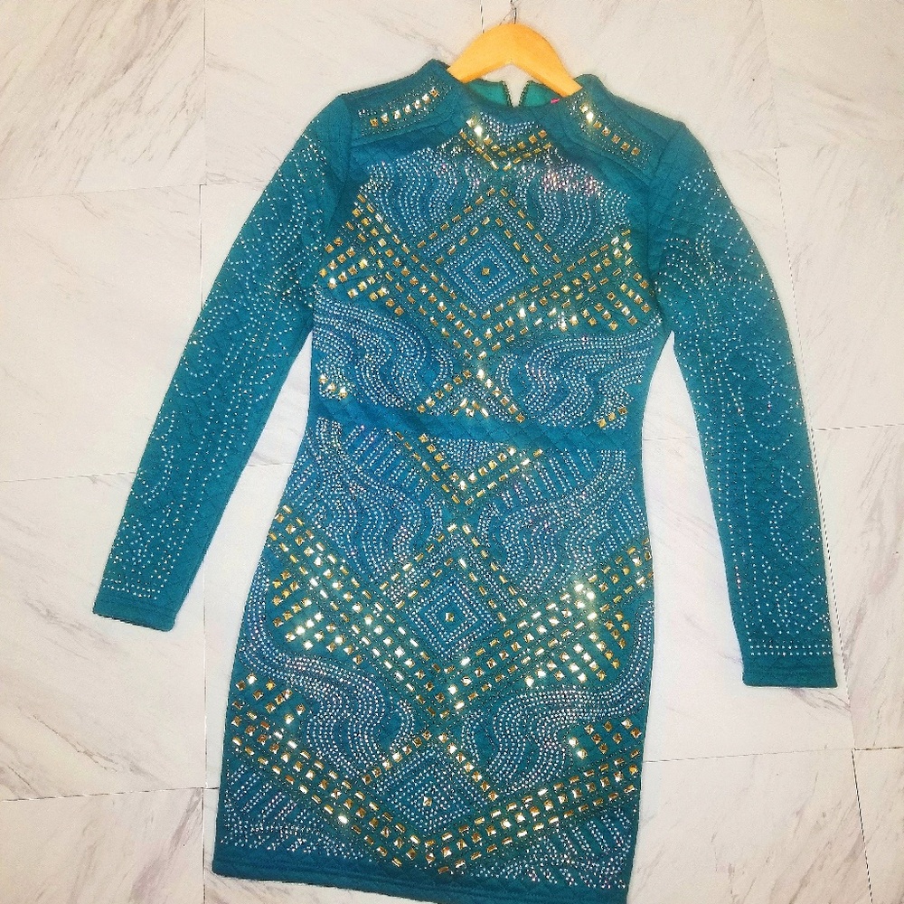 Beautiful Shining Mini bodycon Dress